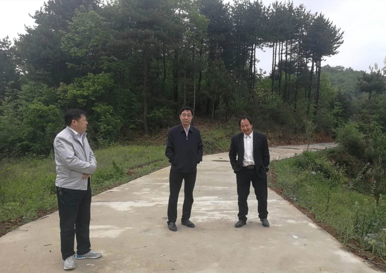 县委书记许水兆深入十里坪镇宽坪村蹲点解剖麻雀